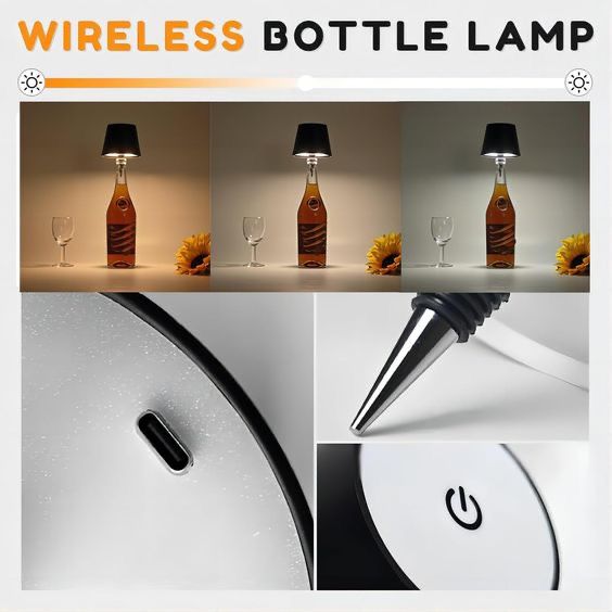 Wireless Bottle Lamp – Transform Any Bottle into a Stylish Light